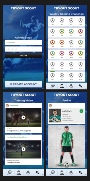 Web Design par pb pour TRYOUTSCOUT, LLC | Design #23864408