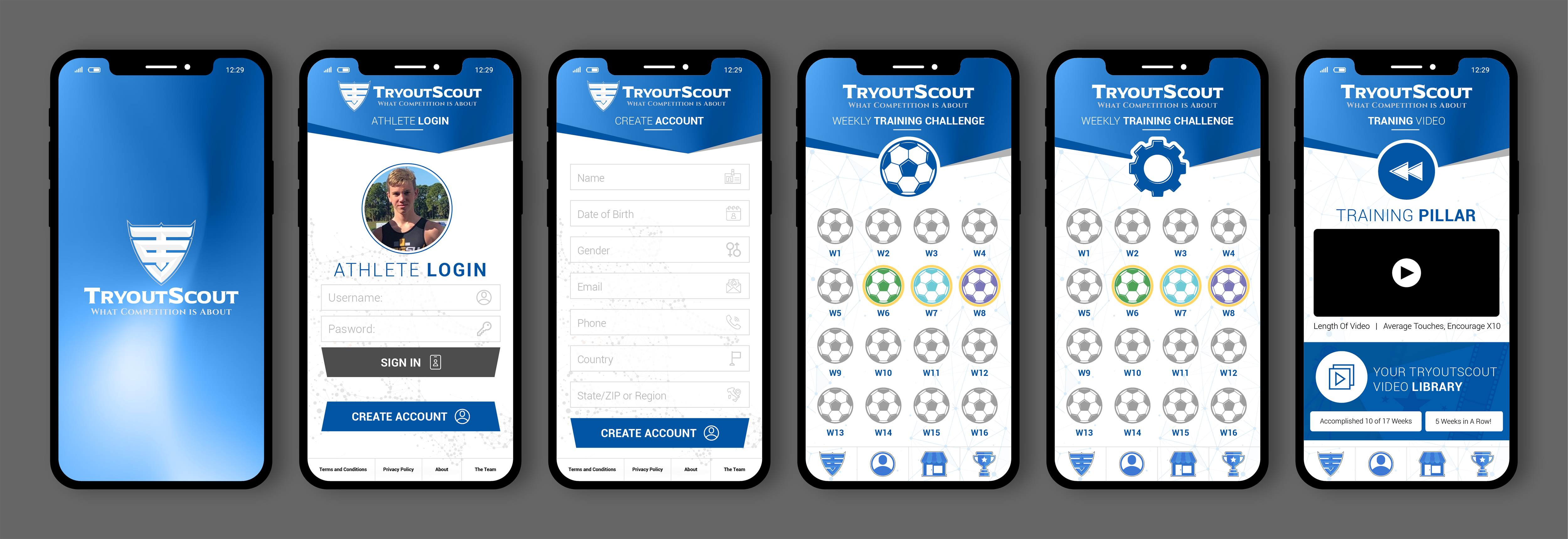 Web-Design von Titan Solbiz für TRYOUTSCOUT, LLC | Design #24119090