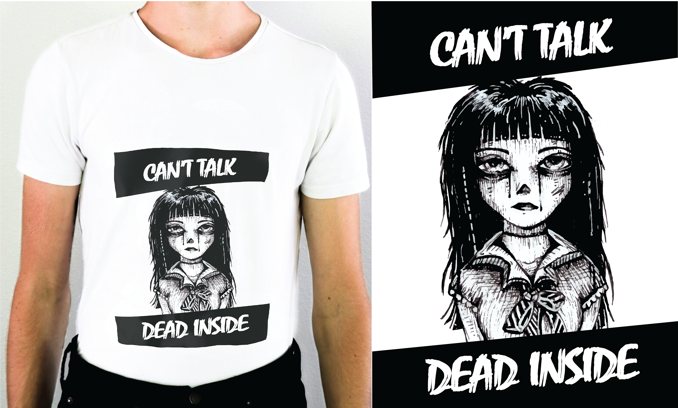 T-shirt Design by Indre Ta for DED.INC | Design #23935509