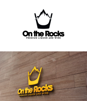On the Rocks - Premium Liquor and Wine | Logo Design by trufya