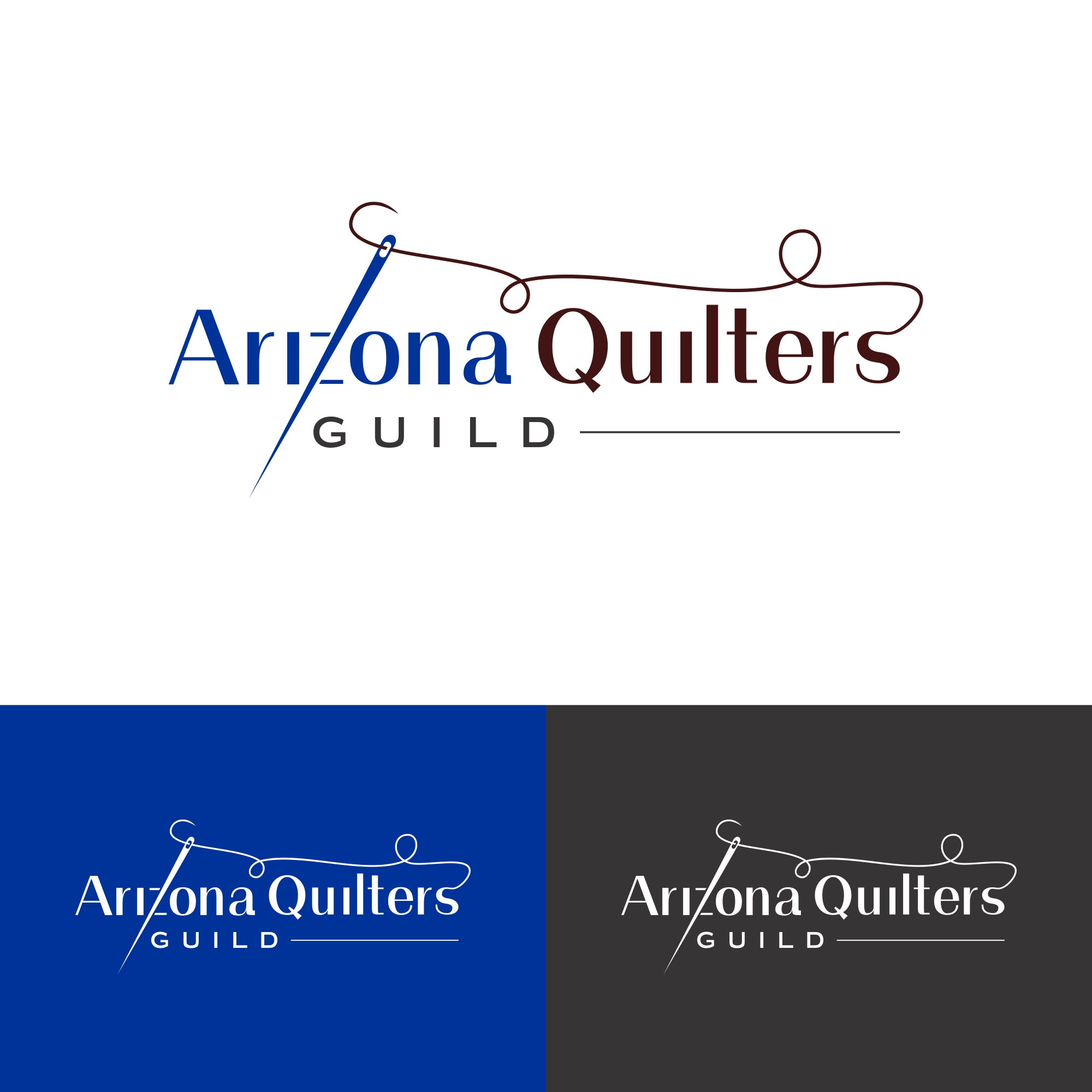 Logo Design by fly  design for Arizona Quilters Guild | Design #23847978