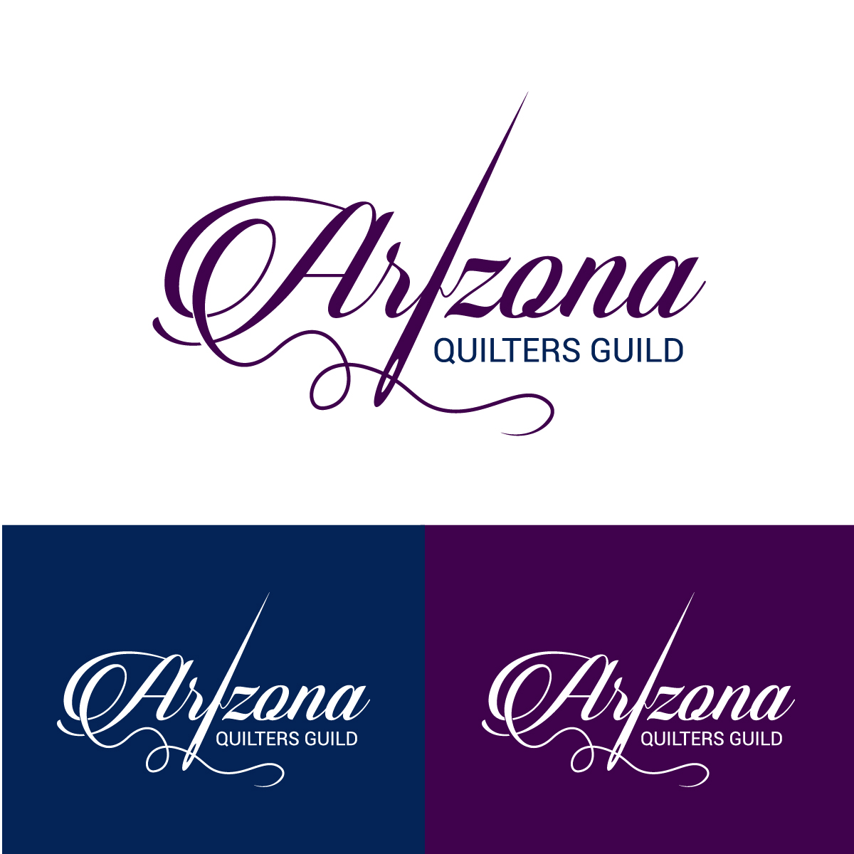 Logo Design by fly  design for Arizona Quilters Guild | Design #23847979