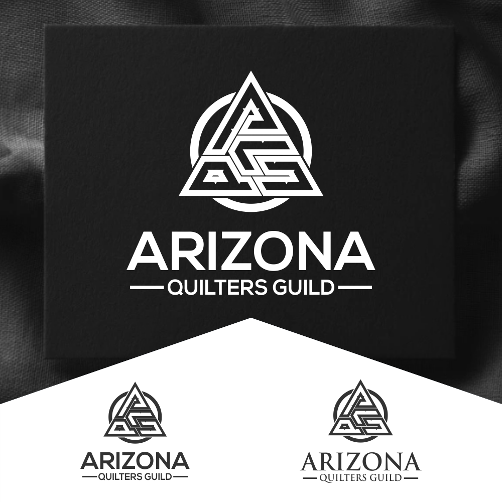 Logo Design by Gerald Design 3 for Arizona Quilters Guild | Design #23841941