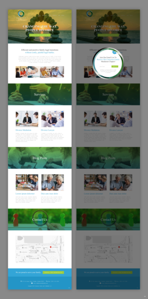 Squarespace Design by pb for Conscious Family Law & Mediation | Design: #23864277