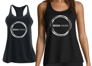 Tshirt design that says Begin Again | T-Shirt-Design von Uprinteez