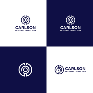 Carlson Pastoral Co.   Est 2019 | Logo Design by Artlam Design