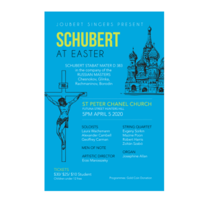 Classical Chamber Choir  needs an electronic and printable flyer for an Easter Concert | Diseño de Flyer por Valtti Design