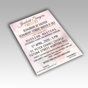 Classical Chamber Choir  needs an electronic and printable flyer for an Easter Concert | Diseño de Flyer por Creative Jiniya