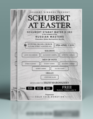 Classical Chamber Choir  needs an electronic and printable flyer for an Easter Concert | Diseño de Flyer por SAI DESIGNS