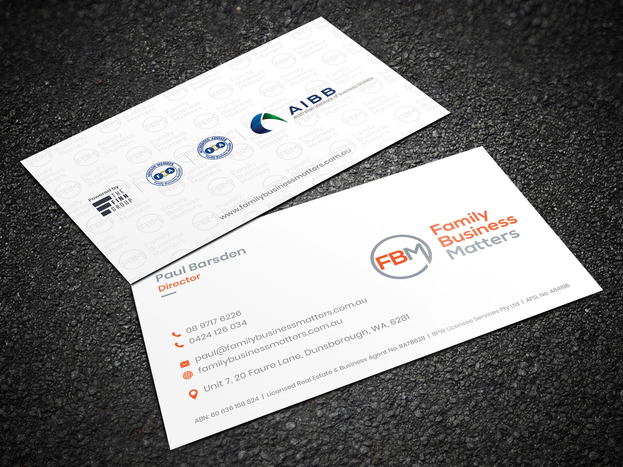 Diseño de Tarjeta de Presentación por Sandaruwan para Family Business Matters | Diseño #23859479