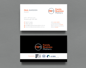Business Card Design by Shahin Hossen for Family Business Matters | Design: #23876043