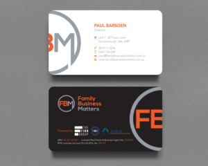 Business Card Design by Shahin Hossen for Family Business Matters | Design: #23882215