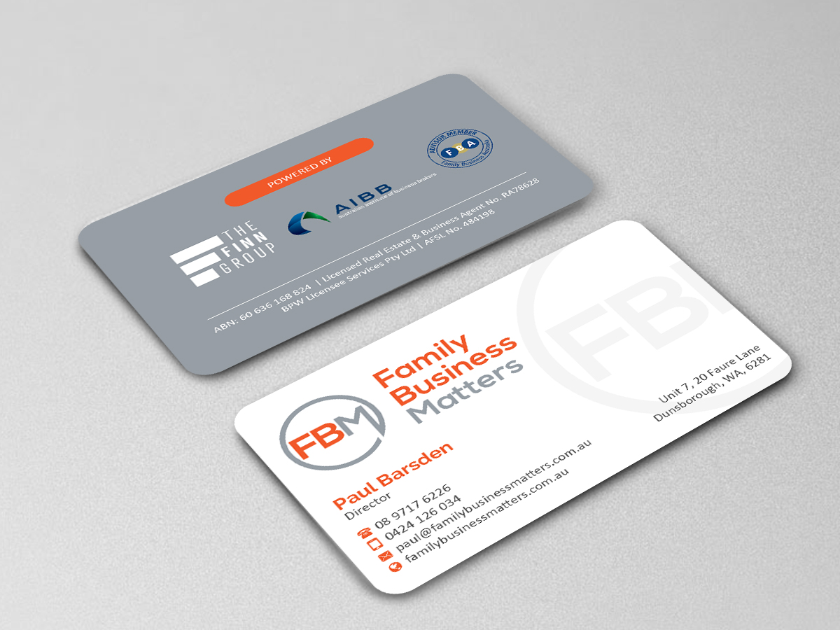 Business Card Design by Creations Box 2015 for Family Business Matters | Design #23859259