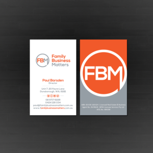 Business Card Design by Creations Box 2015 for Family Business Matters | Design: #23869719