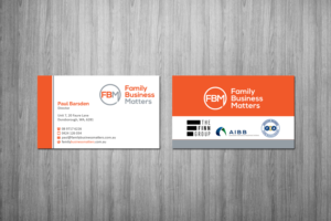 Business Card Design by Creations Box 2015 for Family Business Matters | Design: #23869726
