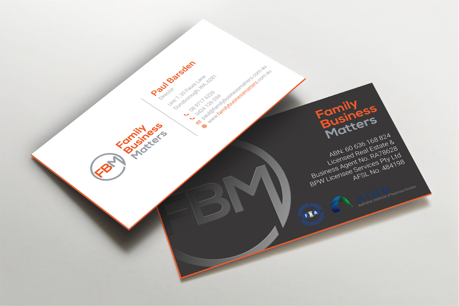 Business Card Design by LAXMI DESIGNHUB for Family Business Matters | Design #23846445