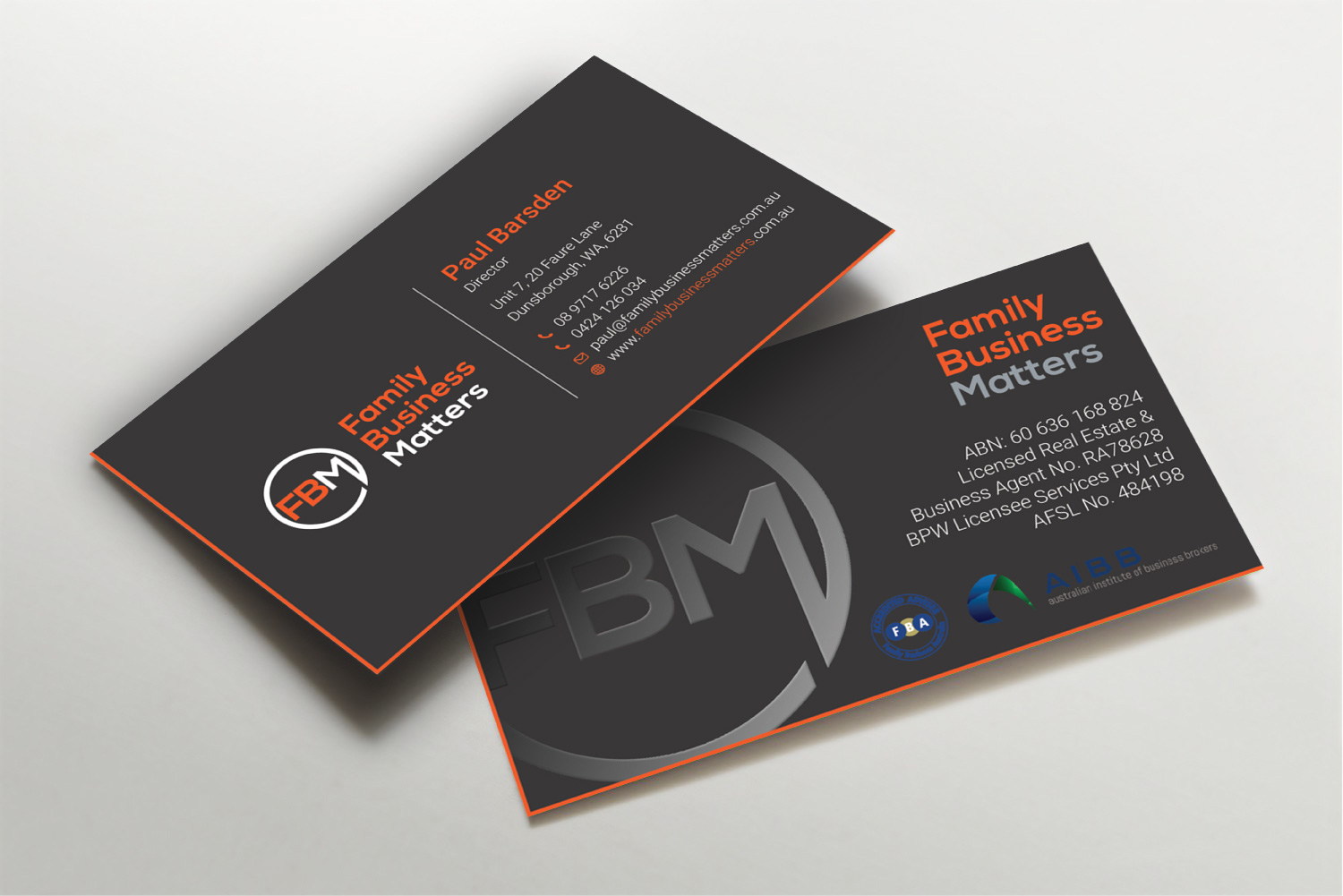 Business Card Design by LAXMI DESIGNHUB for Family Business Matters | Design #23846456