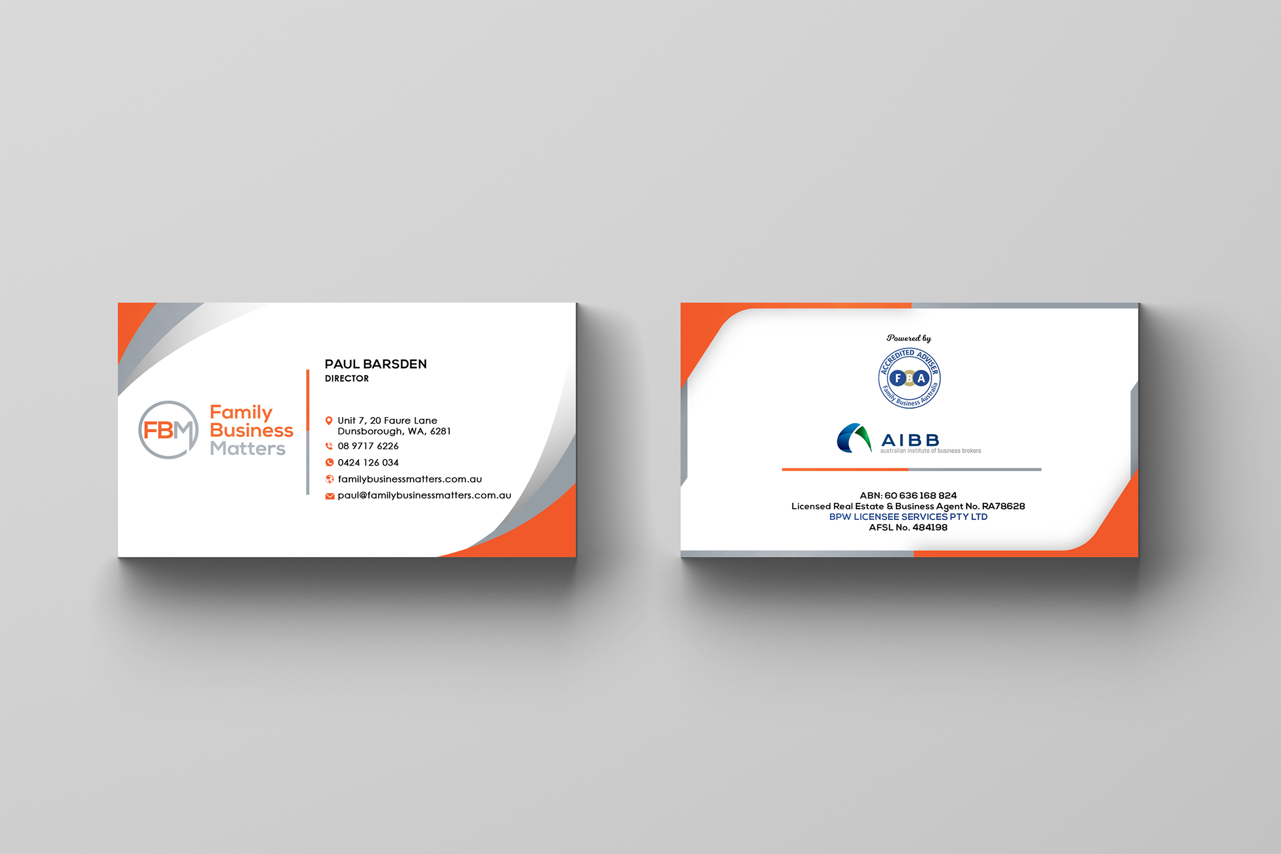 Business Card Design by graphic.ghy for Family Business Matters | Design #23845062