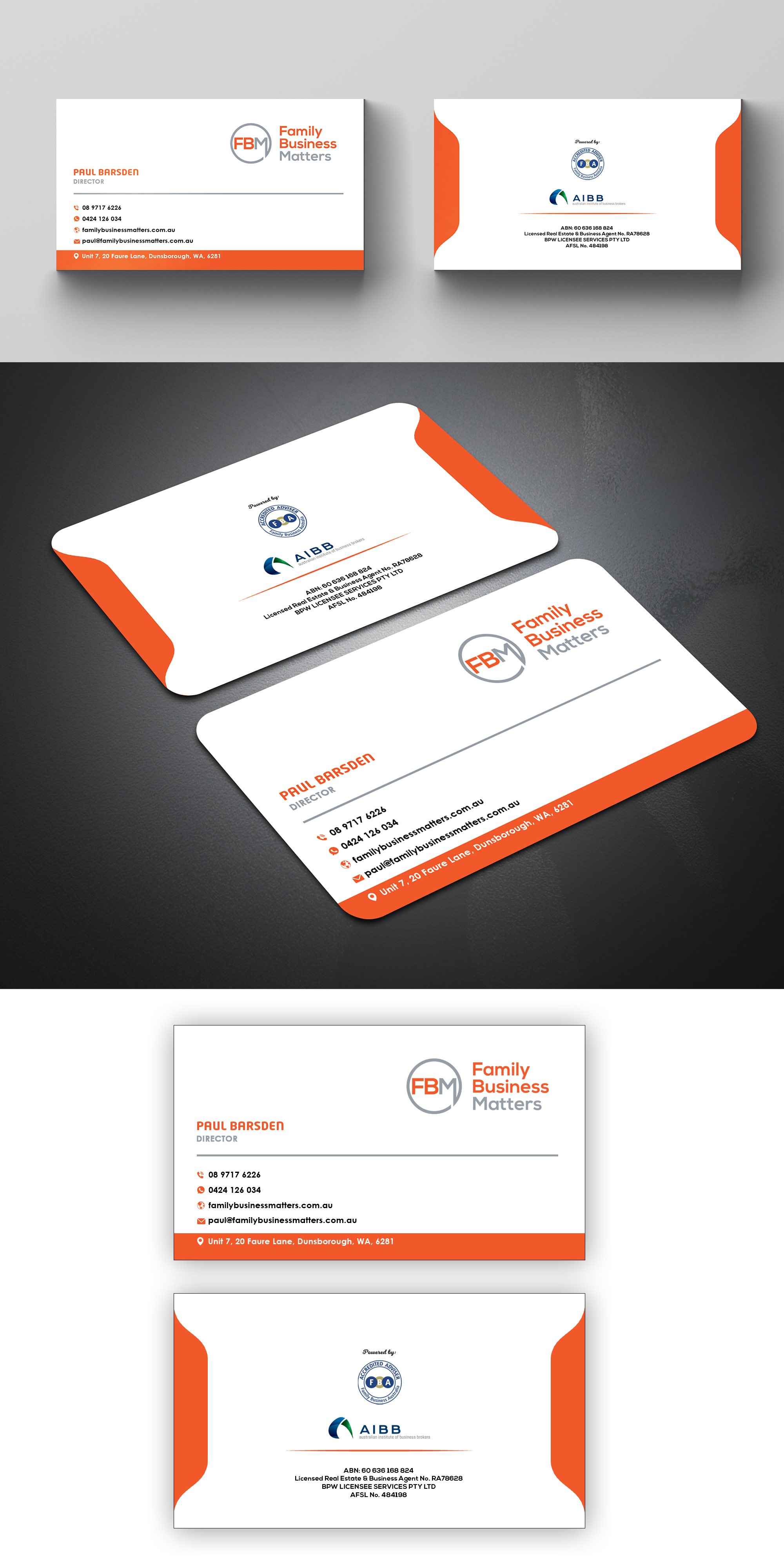 Business Card Design by graphic.ghy for Family Business Matters | Design #23860787