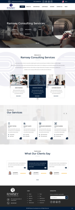 Web Design by pb for this project | Design: #23856667