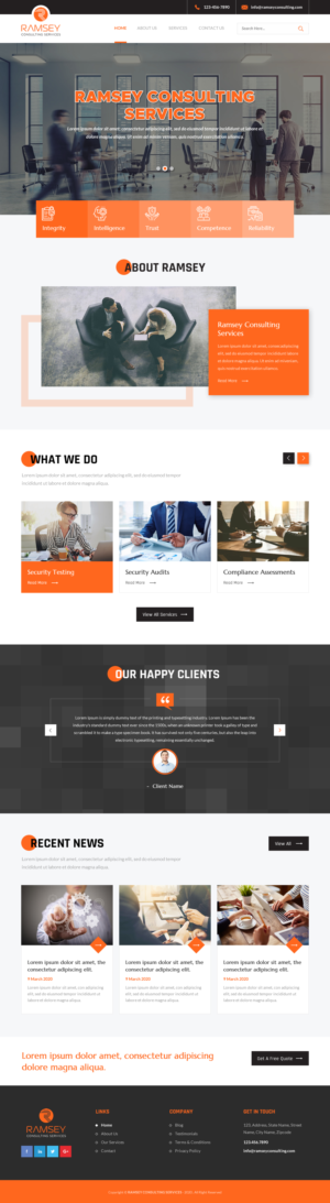 Web Design by rightway for this project | Design #23891066