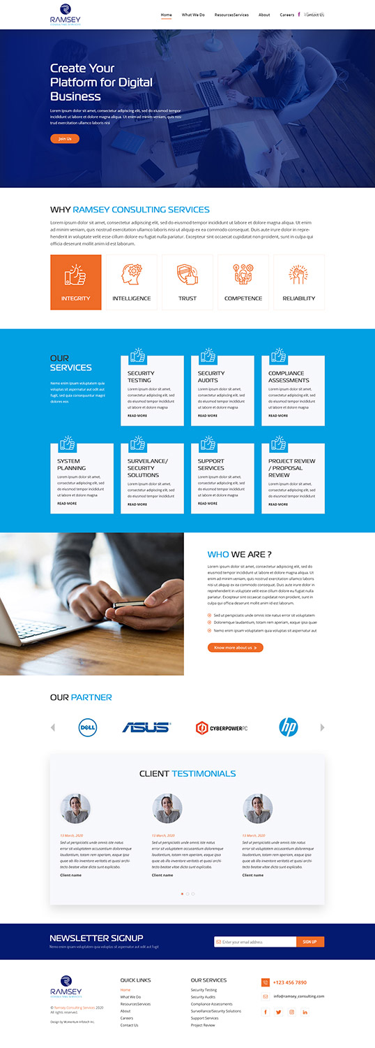 Web Design by Grewal for this project | Design #23911717