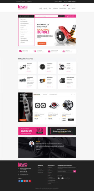 Lewd Automotive | Web Design by Expert Designer