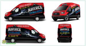 Electrical service company needs van wrap design.  | Car Wrap Design by Azhoeck