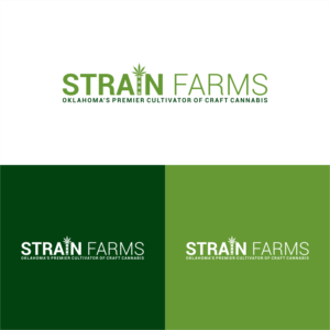 Strain Farms - Oklahoma's Premier Cultivator of Craft Cannabis. | Logo Design by tejo