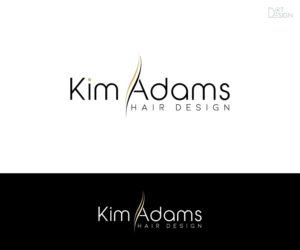 Kim Adams Hair Design | Diseño de Logo por Dot Design 3