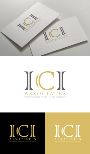 ICI Associates (then underneath Inspire.Create.Implement | Logo Design by fatiyadesign