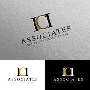 ICI Associates (then underneath Inspire.Create.Implement | Logo Design by Rii