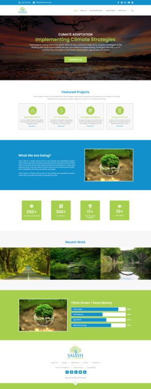 Web Design by Samahir Sharif for Wapati Land Management LLC | Design: #23878628