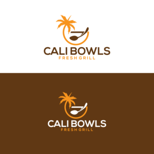 Cali Bowls (Title) “Fresh Grill” underneath title as a tagline | Logo Design by Graphic Bricks