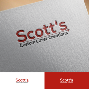 Logo Design by adie soesanto for Scott’s Custom Laser Creations | Design: #23859370