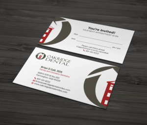 Modern Dental Appointment Reminder/Business Card | Visitenkarten-Design von MDesign