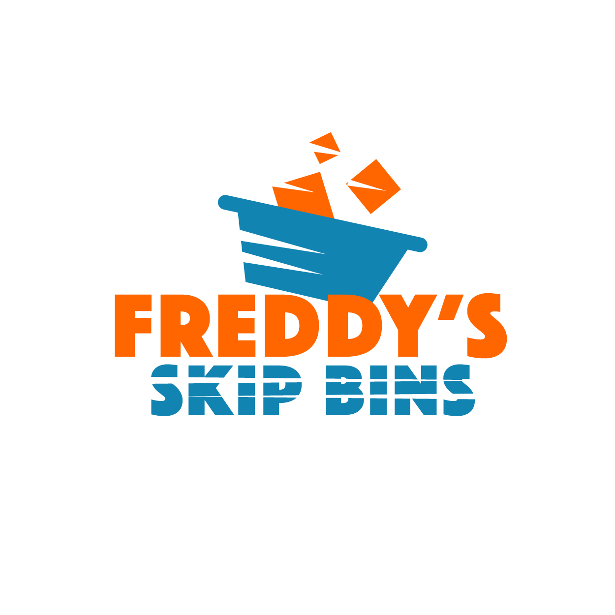 Logo Design by Thomasdesign for Freddy's Skip Bins | Design #23854177
