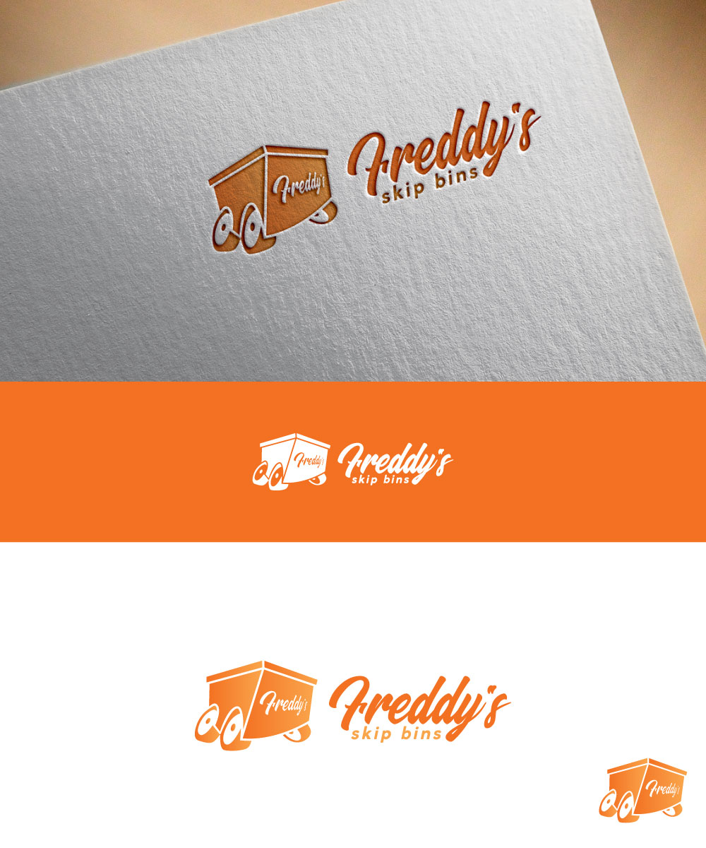 Logo Design by Trident for Freddy's Skip Bins | Design #23943295