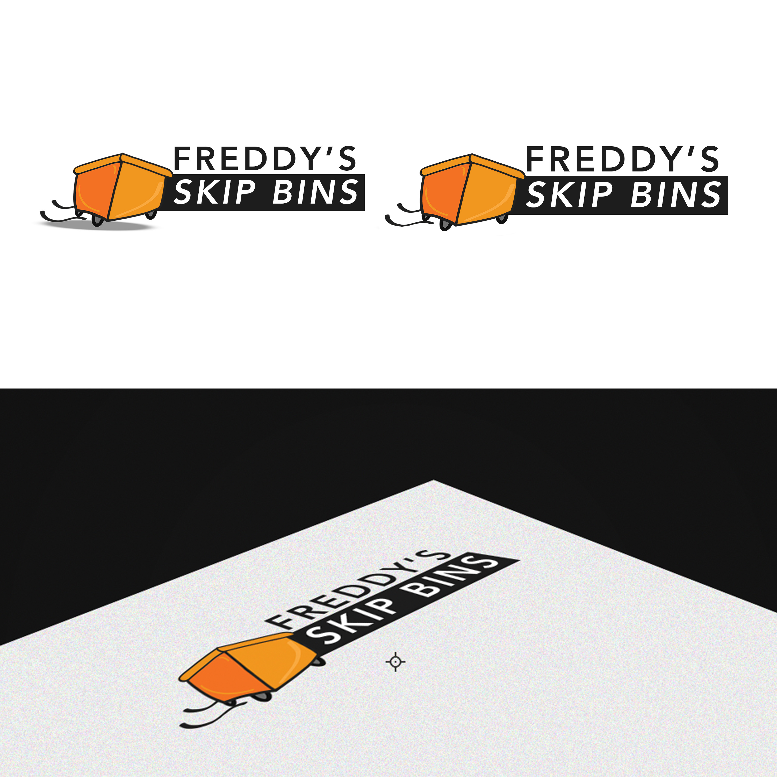 Logo Design by Jessica Louise for Freddy's Skip Bins | Design #23944754