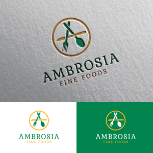 AMBROSIA FINE FOODS | Logo Design by Rii