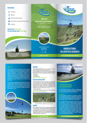Diseño de Brochure por alex989 para Central Airwork PTY LTD | Diseño: #23923623