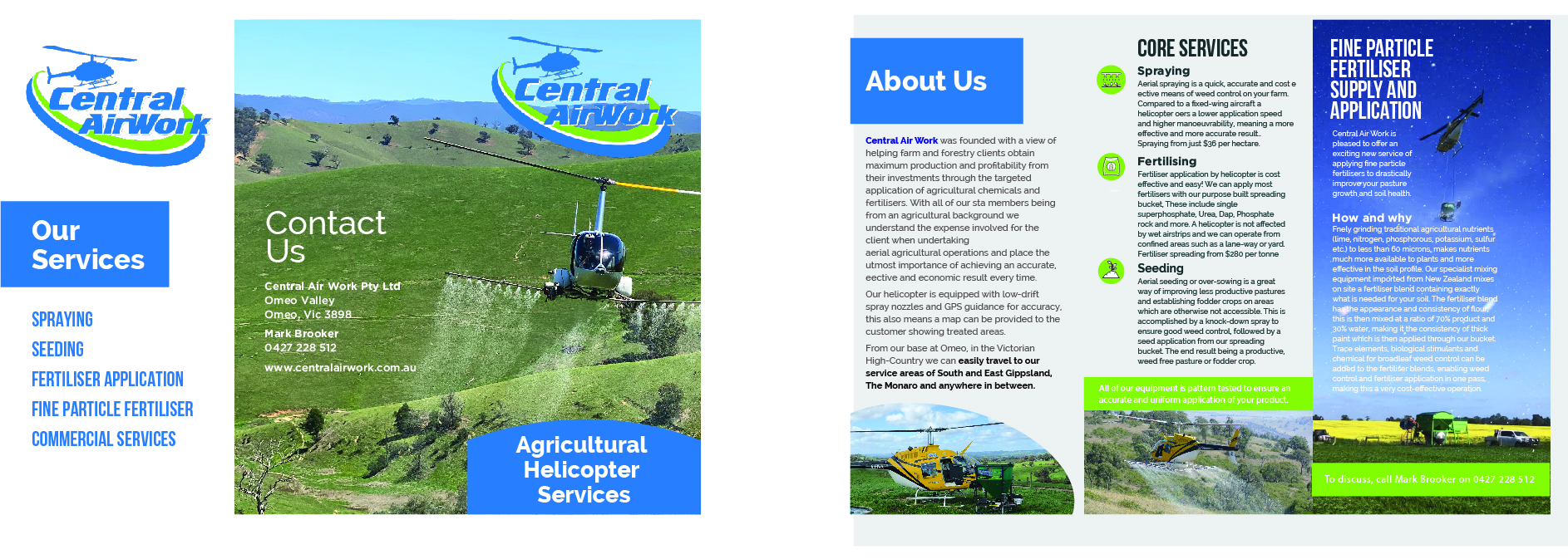 Diseño de Brochure por MissyDesigns para Central Airwork PTY LTD | Diseño #23856837