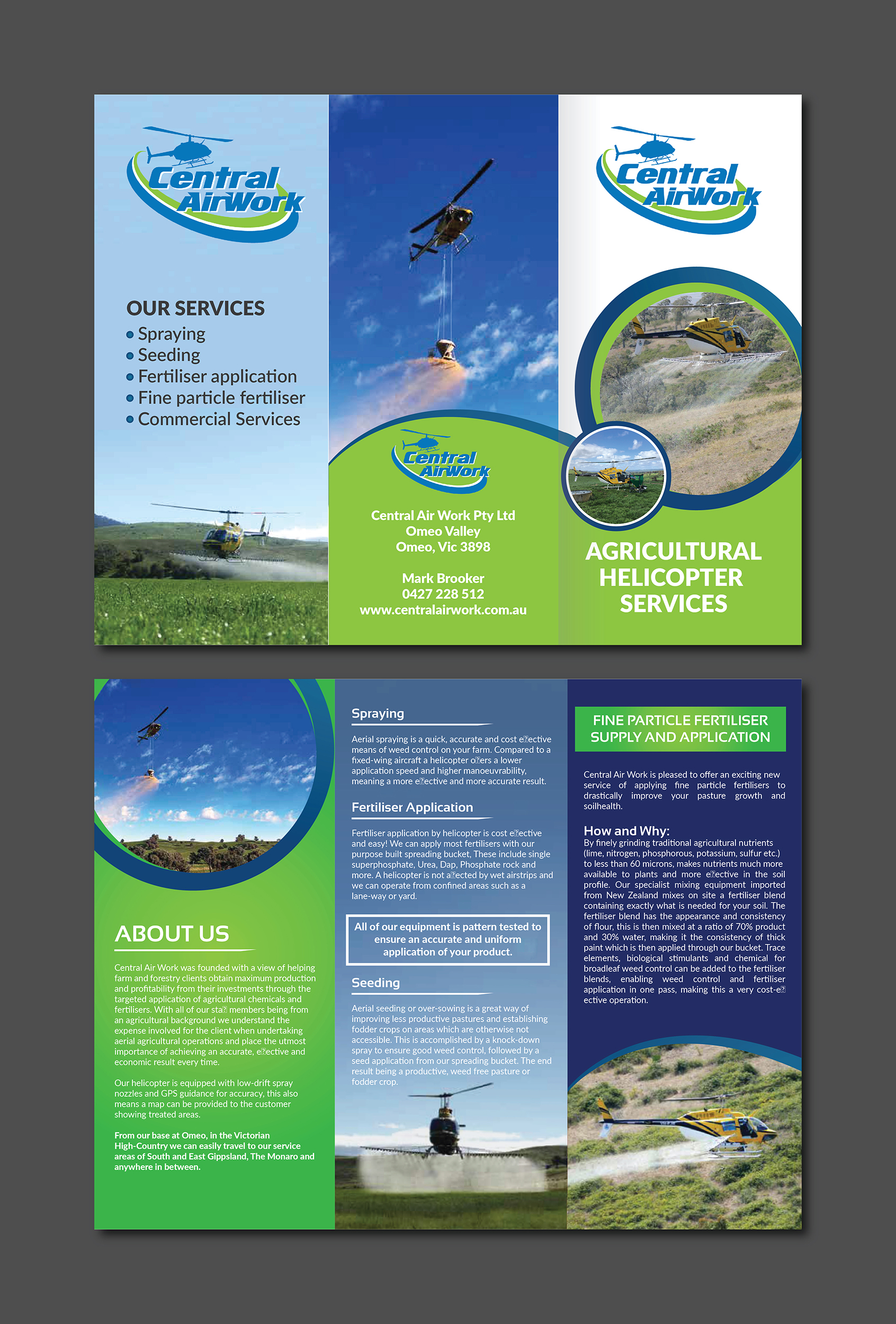 Brochure Design by Deziners Zone for Central Airwork PTY LTD | Design #23855220