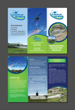 Diseño de Brochure por Deziners Zone para Central Airwork PTY LTD | Diseño: #23855220