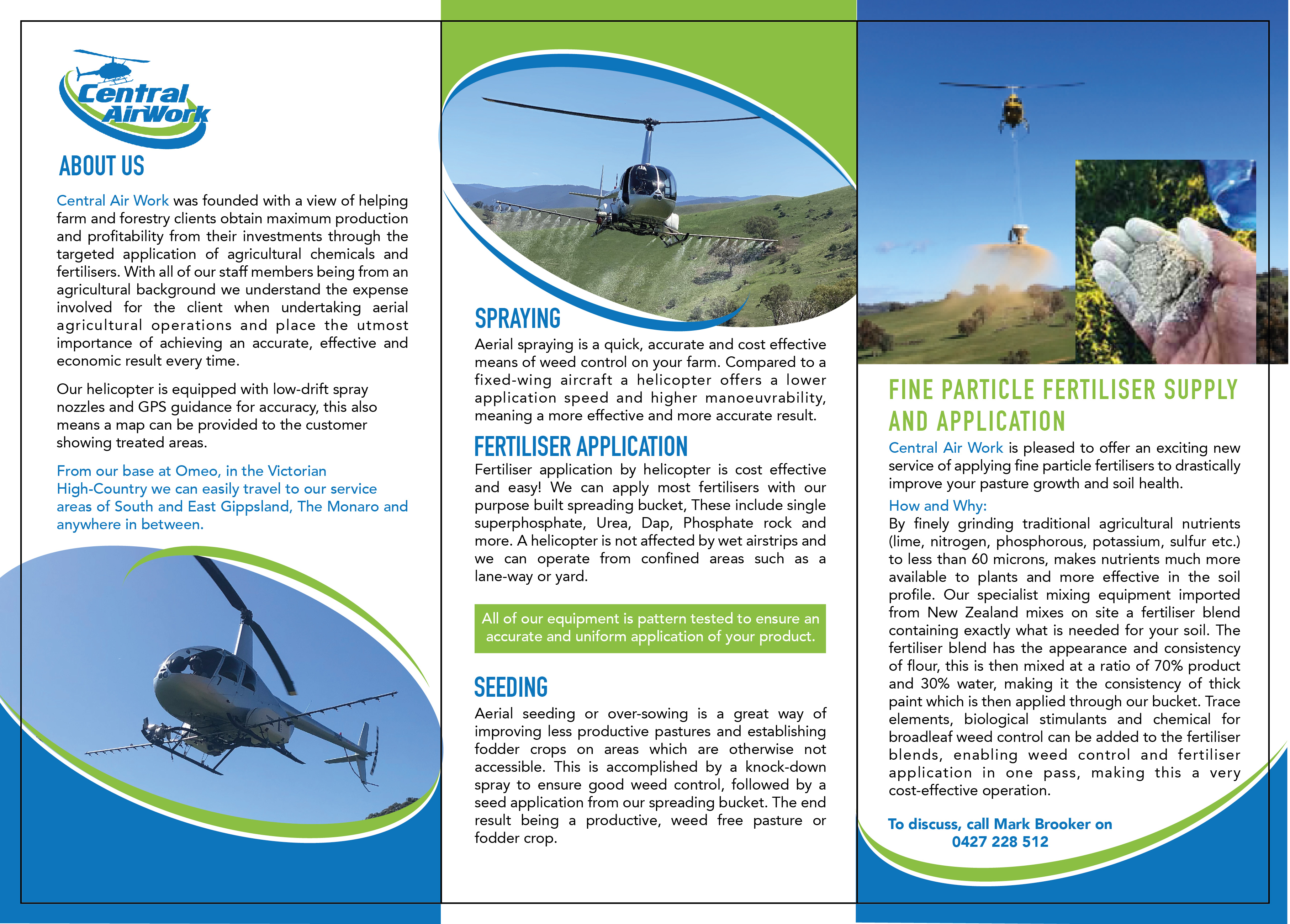 Brochure Design by andreo 3 for Central Airwork PTY LTD | Design #23853620