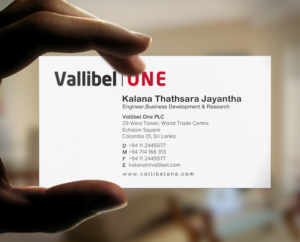 Vallibel One Business Card | Business Card Design by chandrayaan.creative