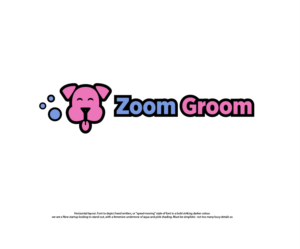 Zoom Groom (Mobile pet care, washing and clipping) | Logo Design by Ng V Duc