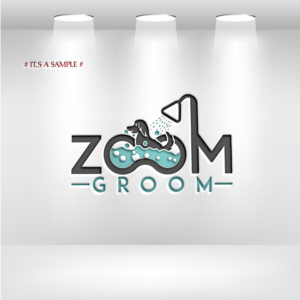 Zoom Groom (Mobile pet care, washing and clipping) | Logo Design by alpha hop
