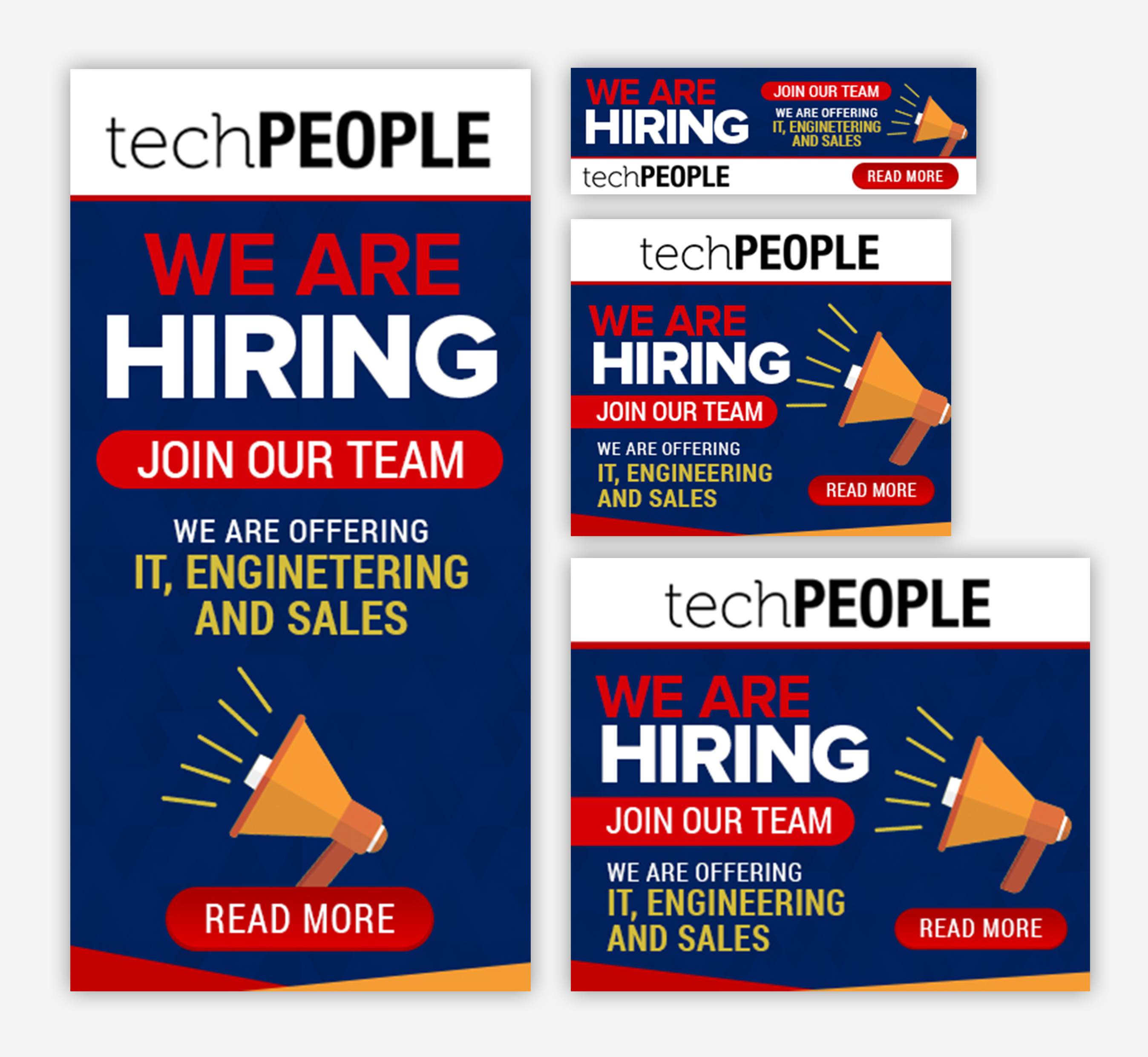 Banner Ad Design by SAI DESIGNS for Tech People Hungary | Design #23893078
