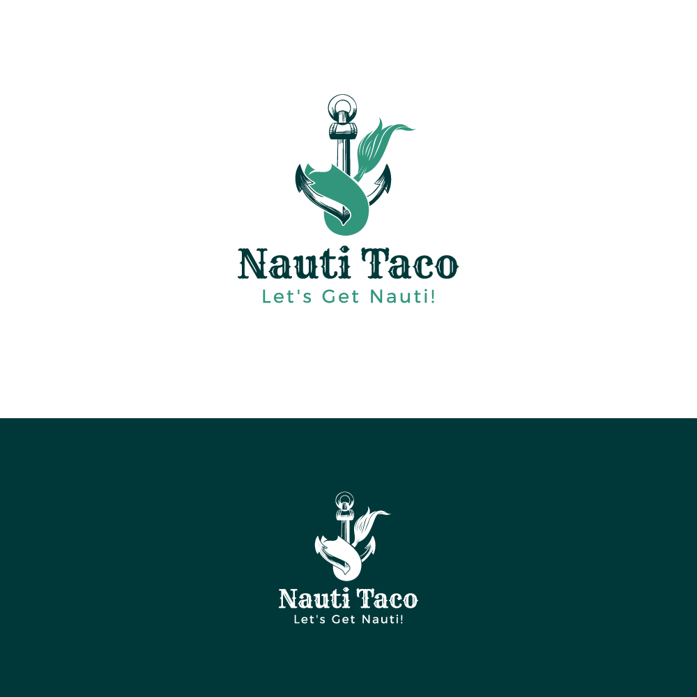 Logo Design by Gisella Guzmán for Nauti Taco | Design #23877983
